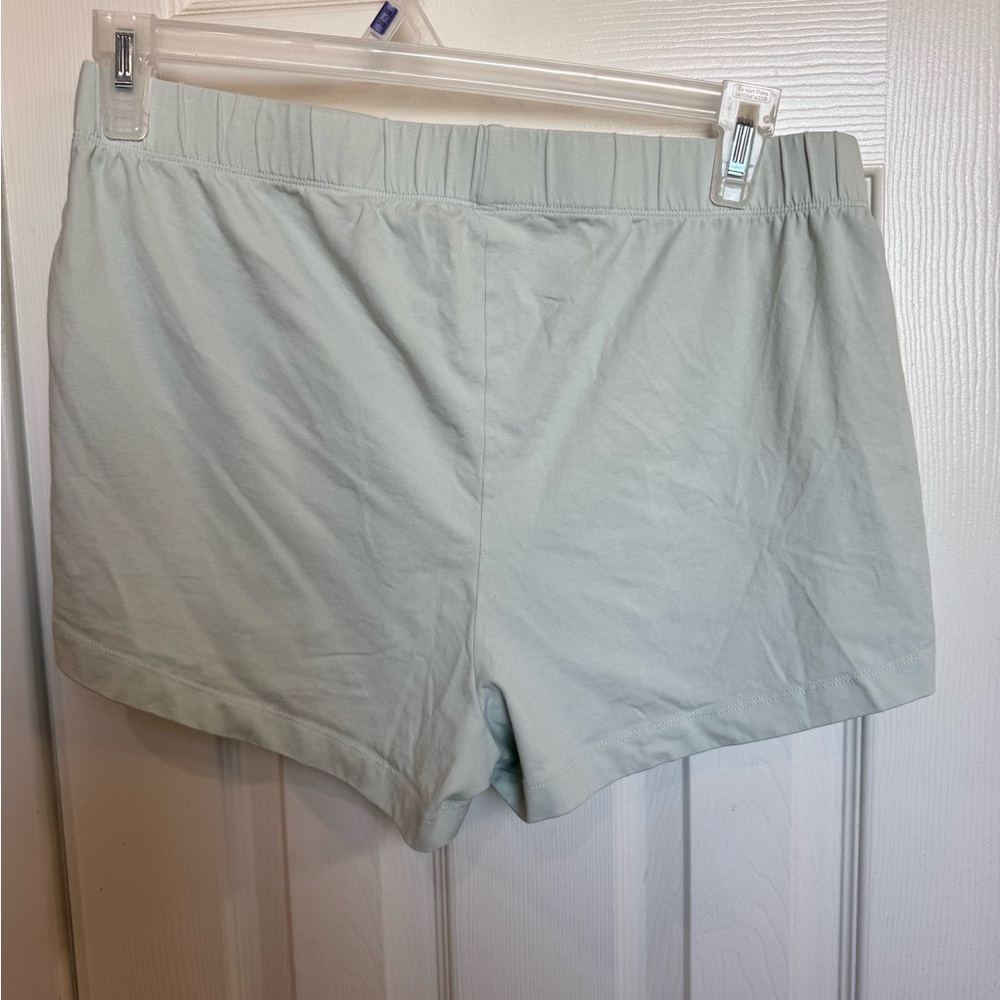ELBY mint green pajama shorts